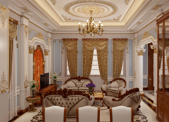 Quy Trình Thi Công Phù Điêu Cổ Điển PU Tại Nhà Phố