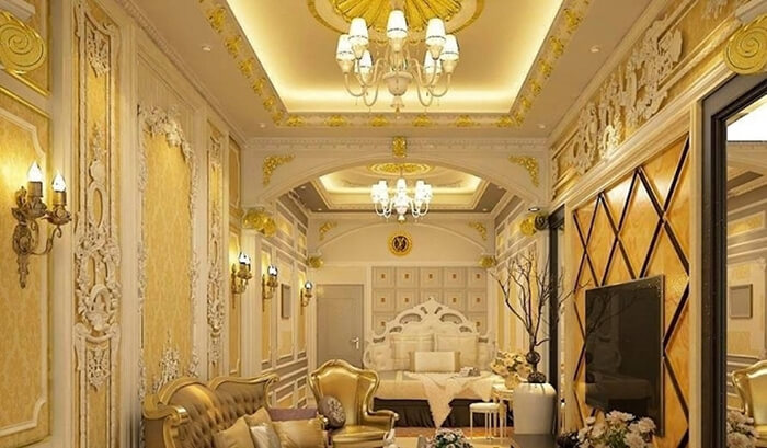 Ứng Dụng Thực Tế Của Phù Điêu Cổ Điển PU Sau Khi Sơn