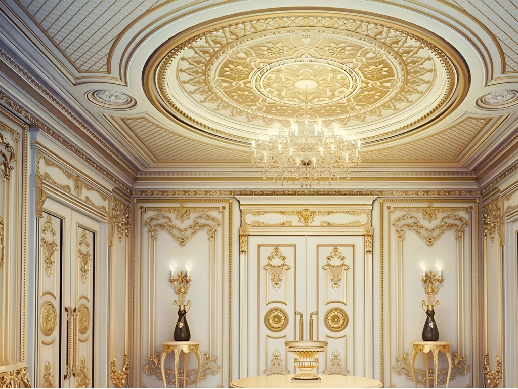 Ý Tưởng Sử Dụng Phù Điêu Tân Cổ Điển PU Trong Nội Thất