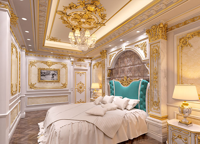 Ứng Dụng Thực Tế Của Phù Điêu Cổ Điển PU Sau Khi Sơn